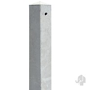 Beton eindpaal diamantkop 85x85x2800mm (t.b.v. tuinscherm recht) [grijs]